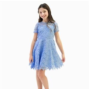 Rare Editions Lace Fit n Flare Dress